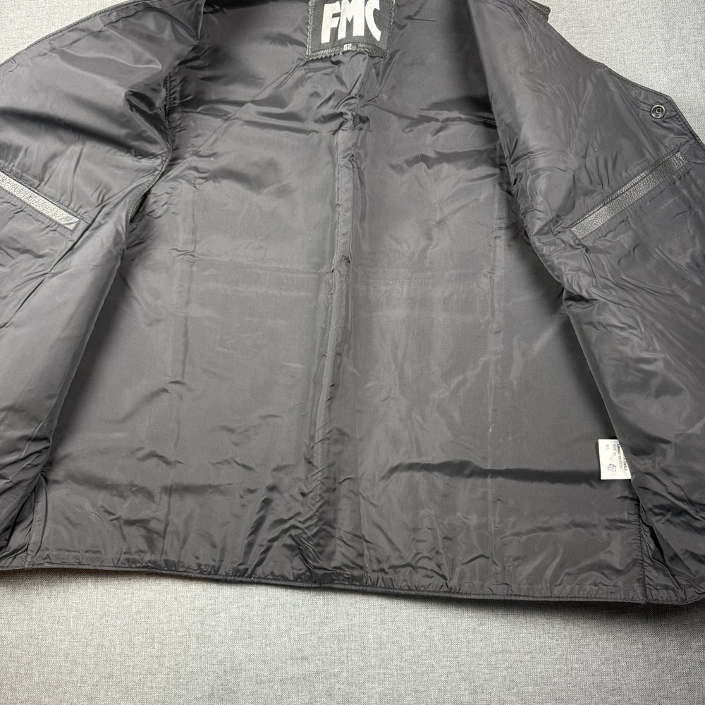 FMC Leather Vest Black Size‎ 52 - Picture 8 of 12